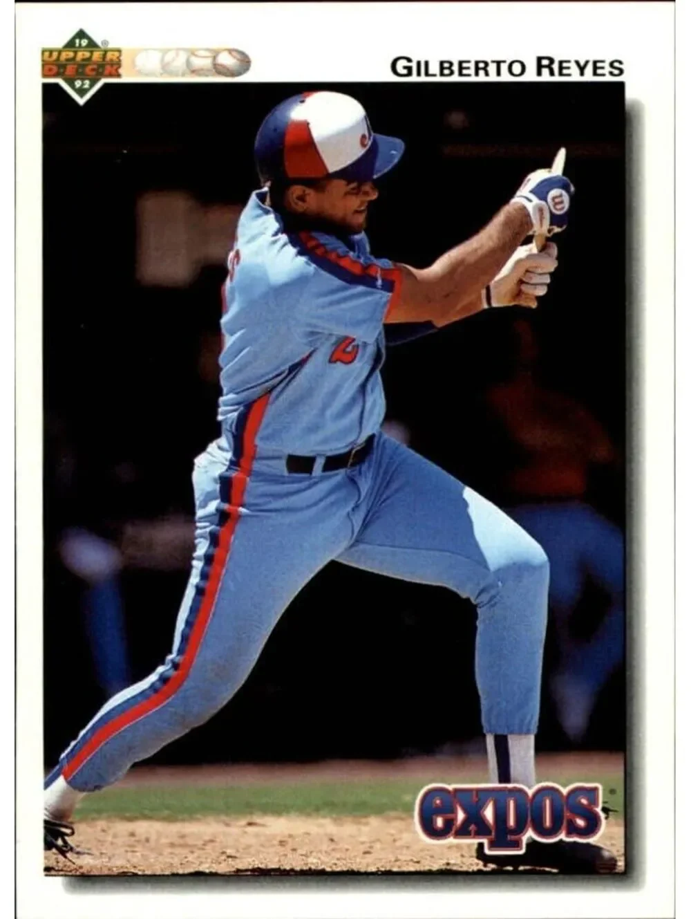 Gilberto Reyes 1992 Upper Deck MLB #230 Baseball Card Montreal Expos